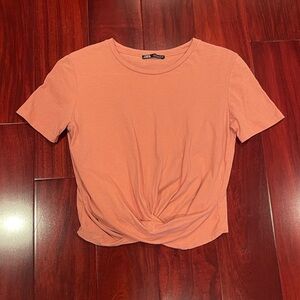 Zara Women's Coral Top